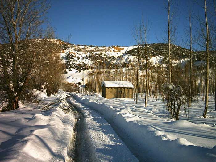 Camino del Porma, nevado